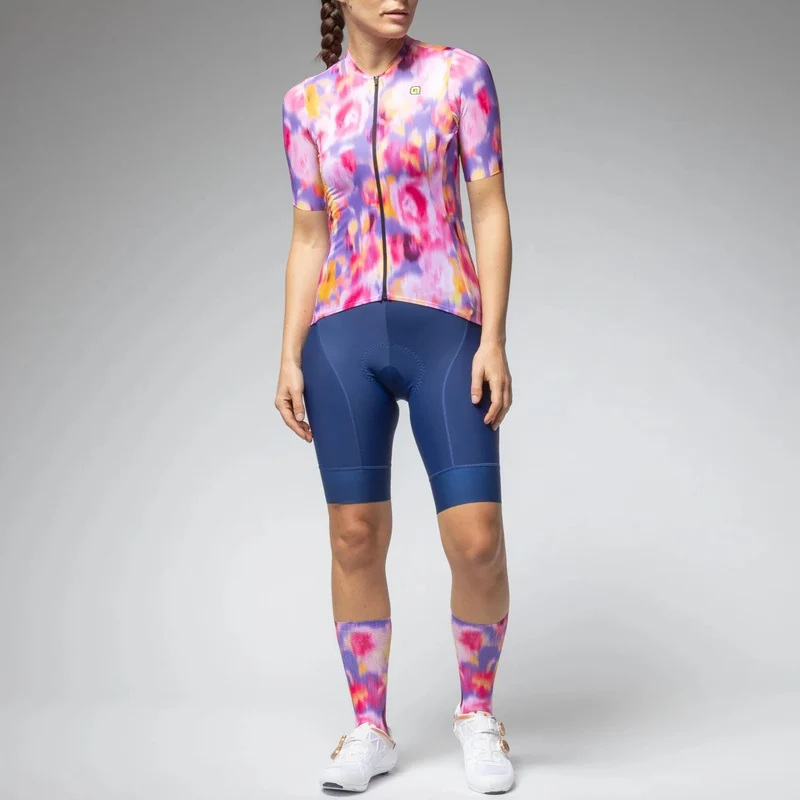 Maglia donna Ale PR-E Jardin 2.0 - Rosa