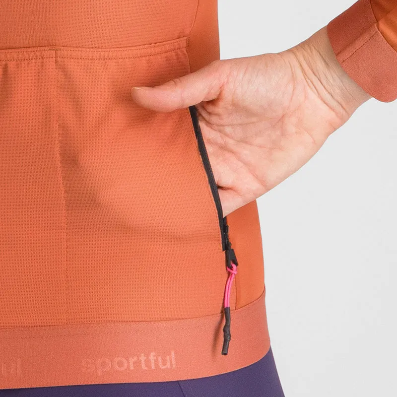Maglia maniche lunghe donna Sportful Srk - Arancio