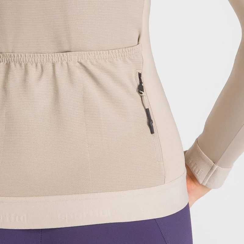 Maglia maniche lunghe donna Sportful Srk - Beige