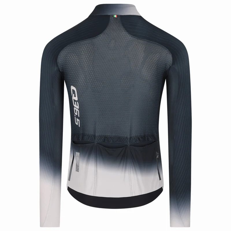 Maglia maniche lunghe Q36.5 Gregarius Hybrid Light Collar Fade - Nero