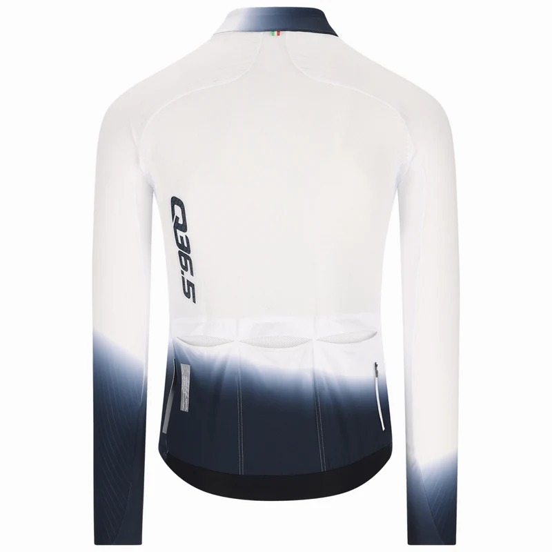 Maglia maniche lunghe Q36.5 Gregarius Hybrid Light Collar Fade - Bianco