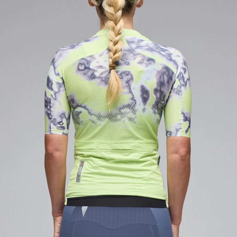 Maglia donna Q36.5 Gregarius Pro Weathermap - Verde