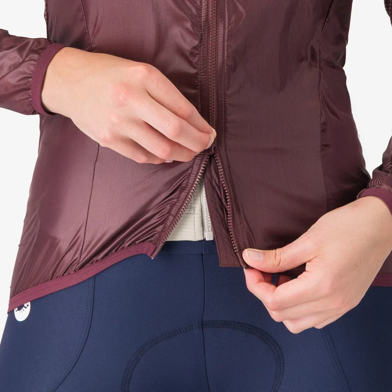 Mantellina donna Castelli Aria Shell 2 - Bordeaux