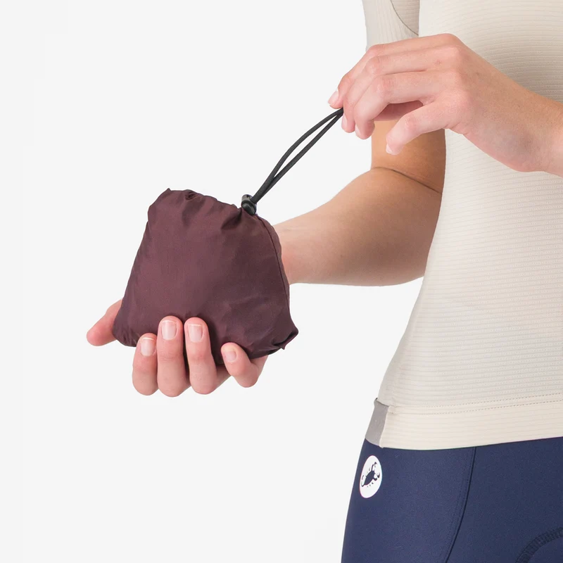 Mantellina donna Castelli Aria Shell 2 - Bordeaux