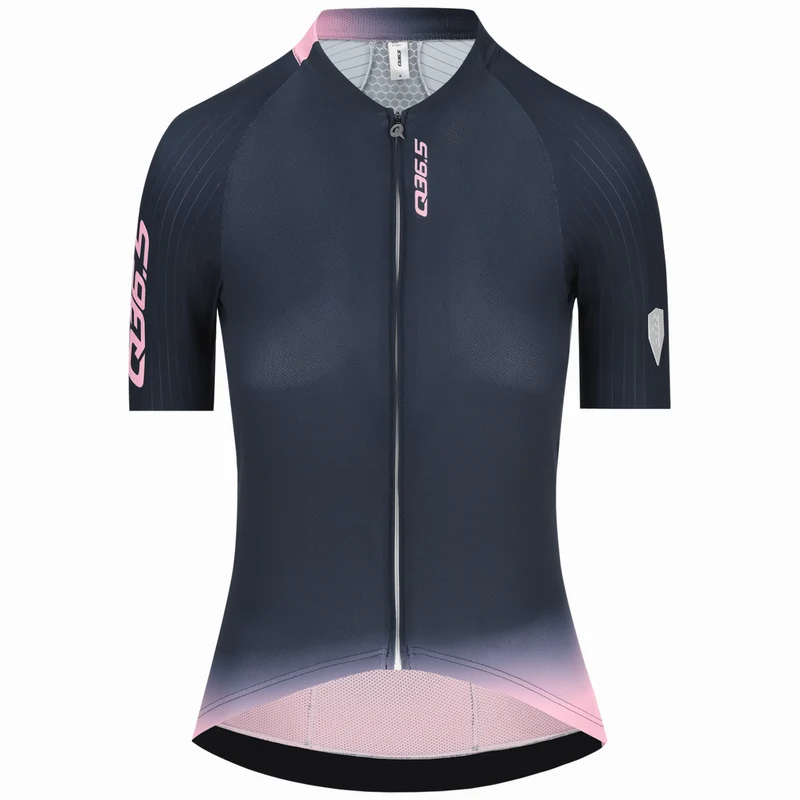 Maglia donna Q36.5 Gregarius Pro Collar Fade - Blu