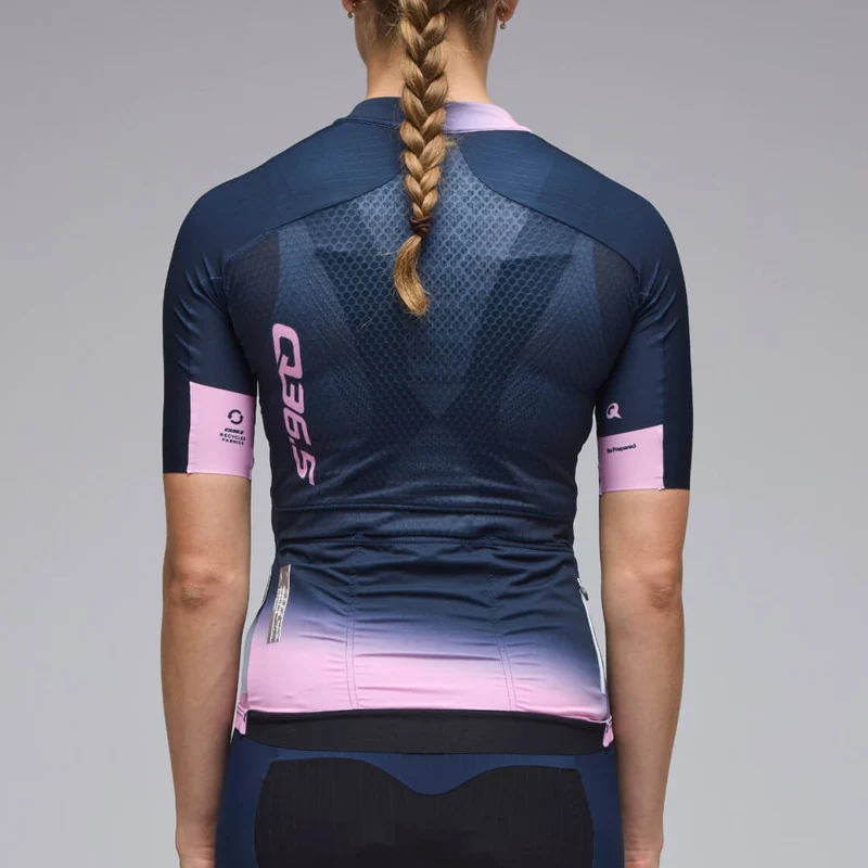 Maglia donna Q36.5 Gregarius Pro Collar Fade - Blu