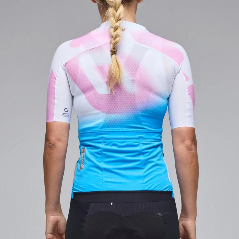 Maglia donna Q36.5 Gregarius Pro Big Logo - Azzurro