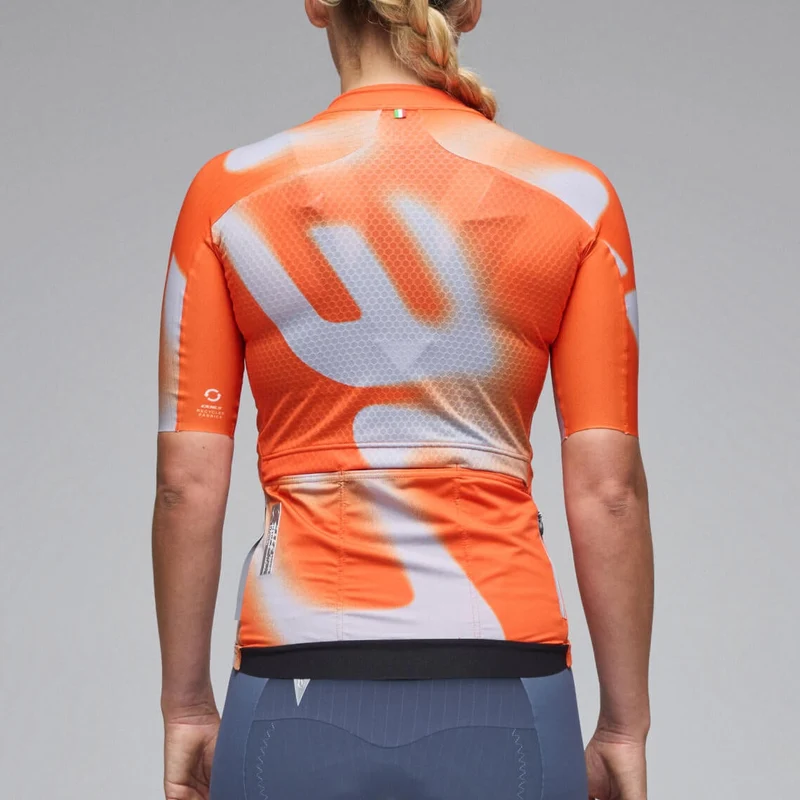 Maglia donna Q36.5 Gregarius Pro Big Logo - Arancio
