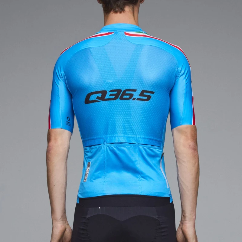 Maglia Q36.5 Gregarius Pro Nibali Racing - Azzurro