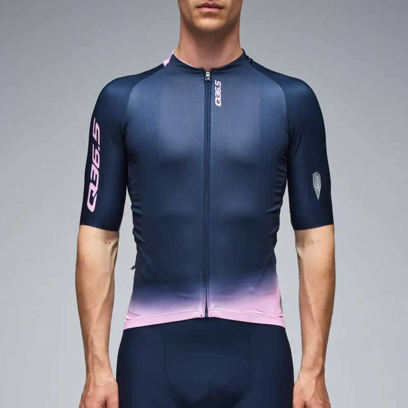 Maglia Q36.5 Gregarius Pro Collar Fade - Blu