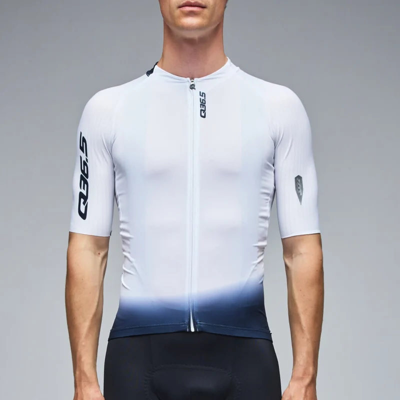 Maglia Q36.5 Gregarius Pro Collar Fade - Bianco