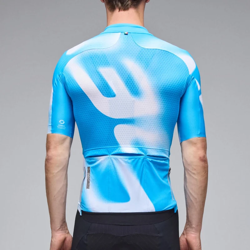 Maglia Q36.5 Gregarius Pro Big Logo - Azzurro