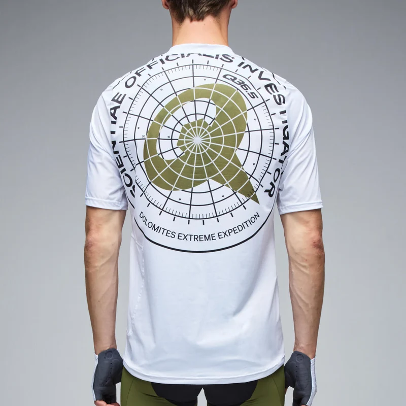 Maglia Q36.5 Tech-shirt Adventure Dolomites Extreme - Bianco