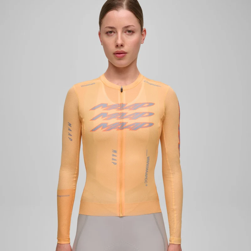 Maglia maniche lunghe donna Maap Pulse Pro Air 3.0 - Giallo