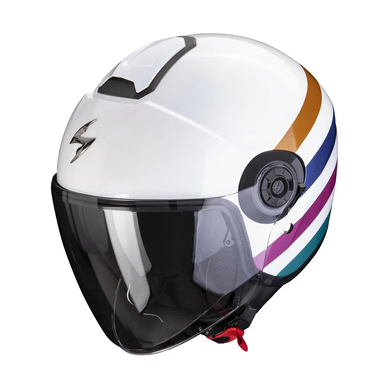 CASCO JET SCORPION EXO-CITY II BEE BIANCO VERDE ORO