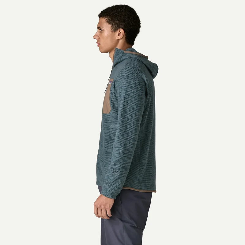 Felpa Patagonia R1 Air Full-Zip - Blu grigio