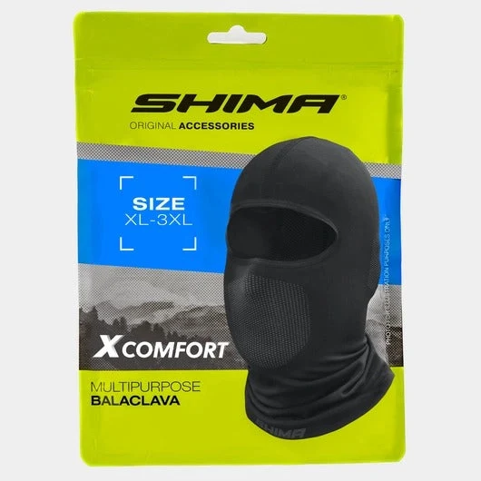 SHIMA X-COMFORT BALACLAVA MOTO NERO