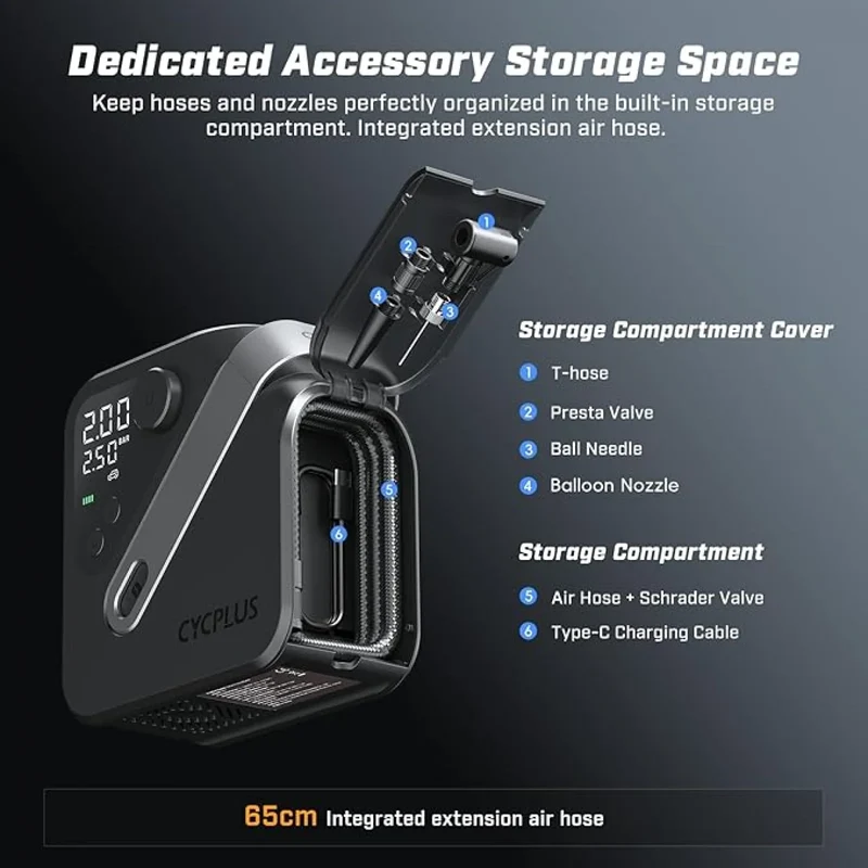 Pompa elettrica portatile Cycplus AL7