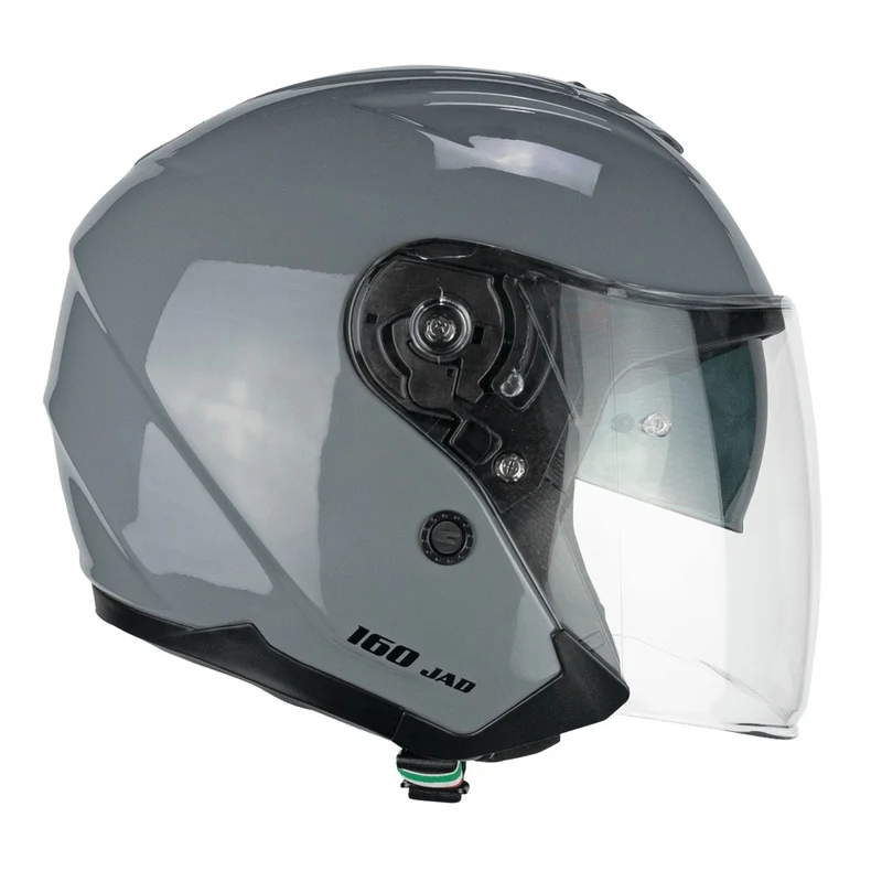 CASCO JET CGM IN FIBRA 160A JAD MONO GRIGIO LUCIDO OM. 06