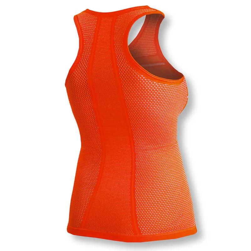 Maglia intima donna senza maniche Biotex Summerlight - Arancio