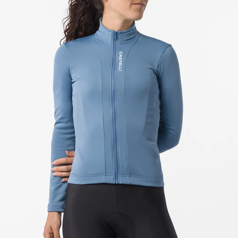 Maglia maniche lunghe donna Castelli Sinergia 3 - Azzurro