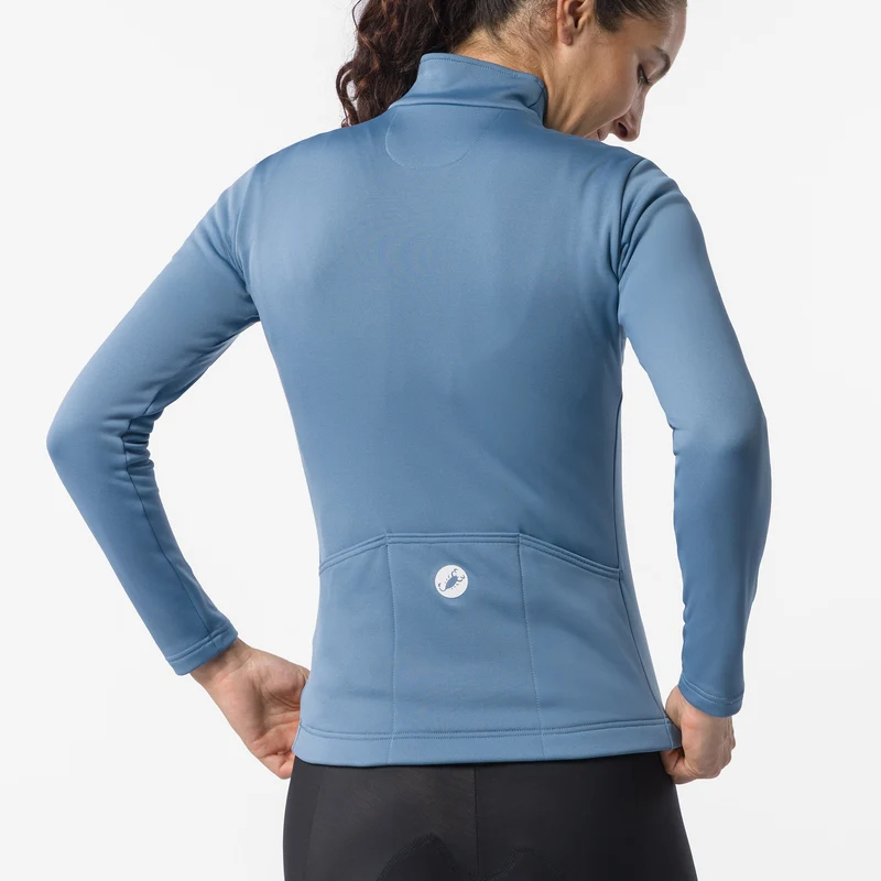 Maglia maniche lunghe donna Castelli Sinergia 3 - Azzurro