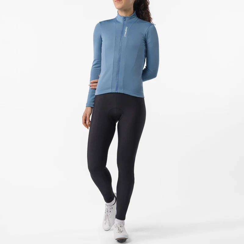 Maglia maniche lunghe donna Castelli Sinergia 3 - Azzurro