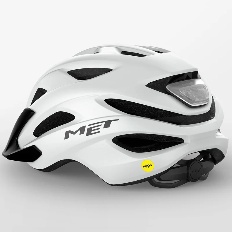 Casco Met Crossover Mips - Bianco