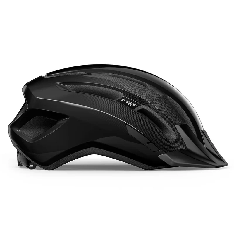 Casco Met Downtown Mips - Nero lucido