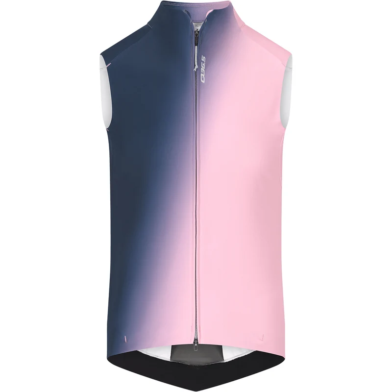 Gilet donna Q36.5 Gregarius Hybrid Big Fade - Blu rosa