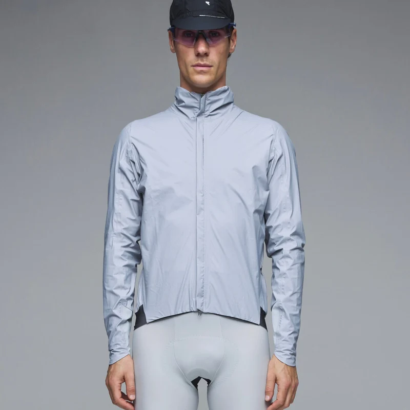 Mantellina Q36.5 Rain Shell Protection - Grigio Chiaro