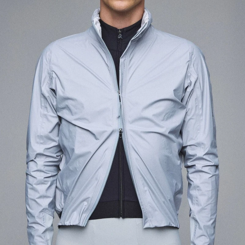 Mantellina Q36.5 Rain Shell Protection - Grigio Chiaro