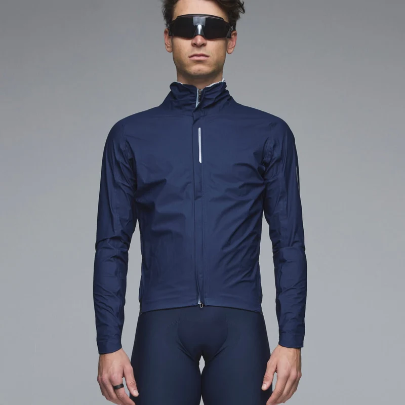 Mantellina Q36.5 Rain Shell Protection - Blu scuro