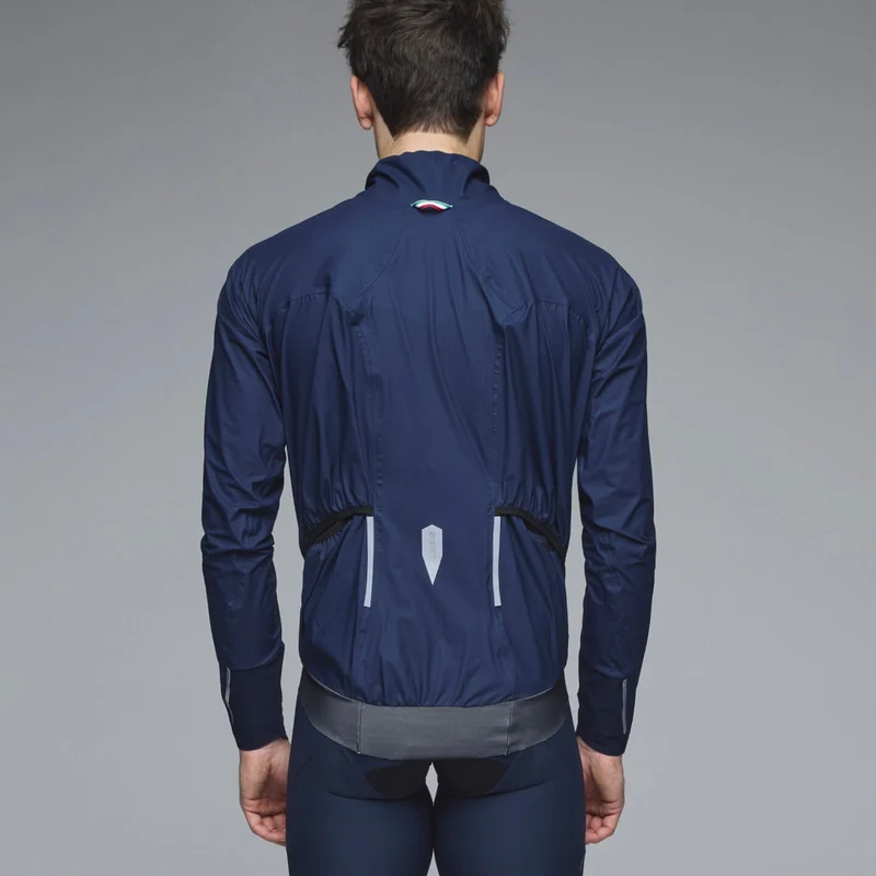 Mantellina Q36.5 Rain Shell Protection - Blu scuro