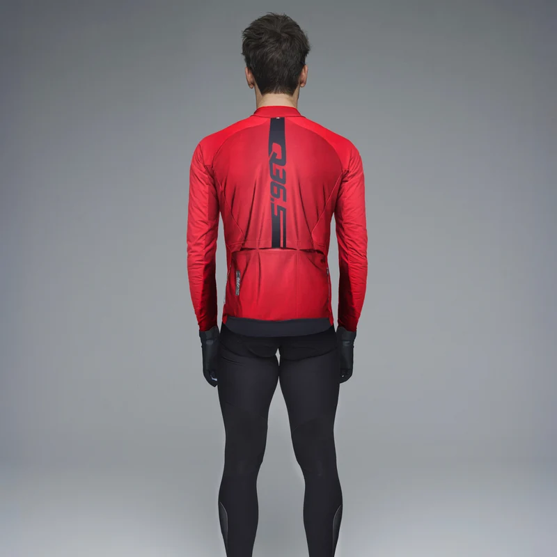 Maglia maniche lunghe Q36.5 Gregarius Hybrid Racing Car - Rosso