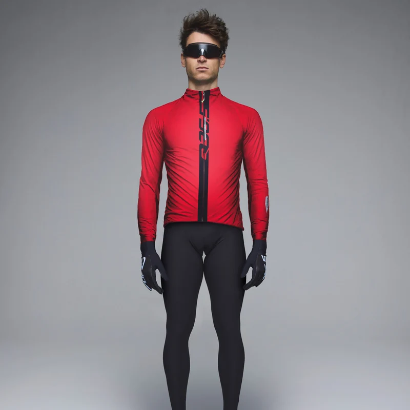 Maglia maniche lunghe Q36.5 Gregarius Hybrid Racing Car - Rosso