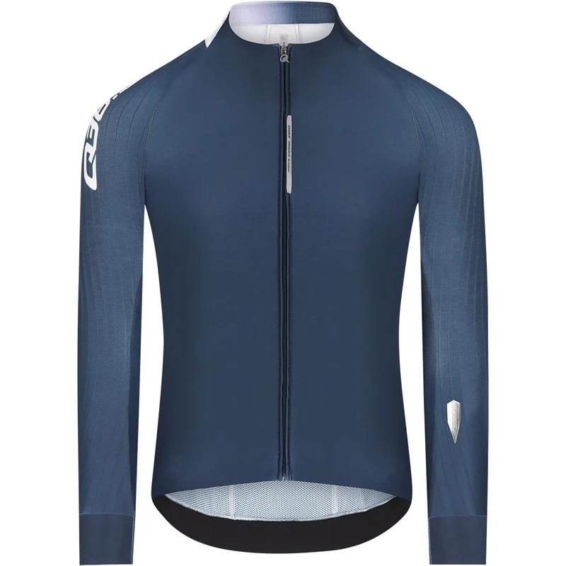 Maglia maniche lunghe Q36.5 Gregarius Hybrid Collar Fade - Blu