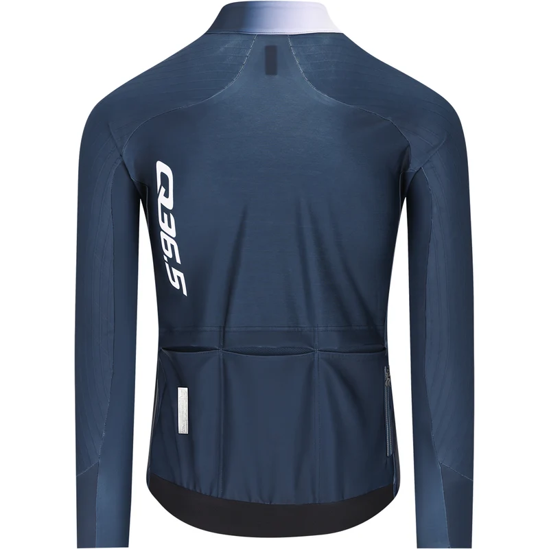 Maglia maniche lunghe Q36.5 Gregarius Hybrid Collar Fade - Blu