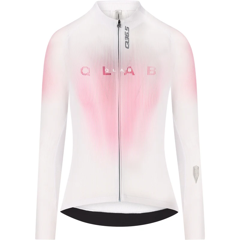Maglia donna maniche lunghe Q36.5 Gregarius Hybrid Light QLAB - Bianco rosa