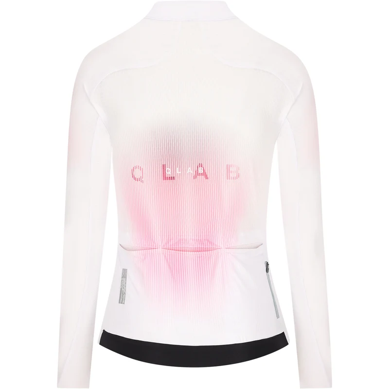Maglia donna maniche lunghe Q36.5 Gregarius Hybrid Light QLAB - Bianco rosa