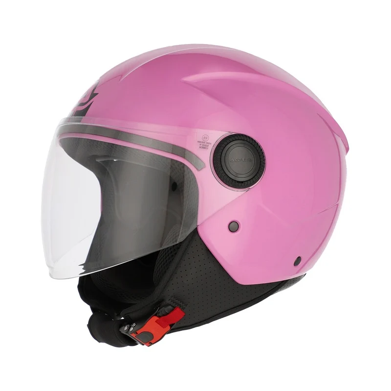 CASCO JET ACERBIS BREZZA OMOL.22.06 ROSA LUCIDO