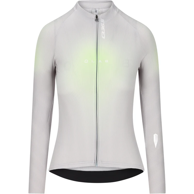 Maglia donna maniche lunghe Q36.5 Gregarius Hybrid Light QLAB - Grigio verde