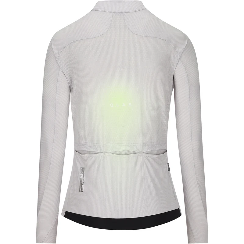 Maglia donna maniche lunghe Q36.5 Gregarius Hybrid Light QLAB - Grigio verde