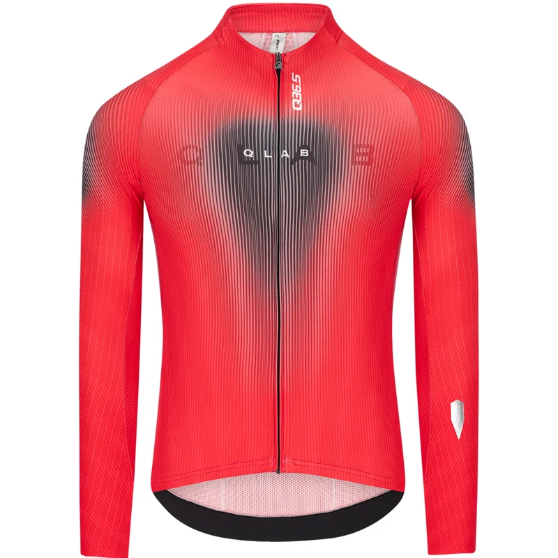Maglia maniche lunghe Gregarius Hybrid Light QLAB - Rosso