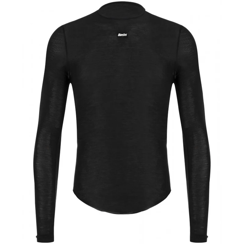 Maglia intima maniche lunghe Santini Primaloft Dry - Nero