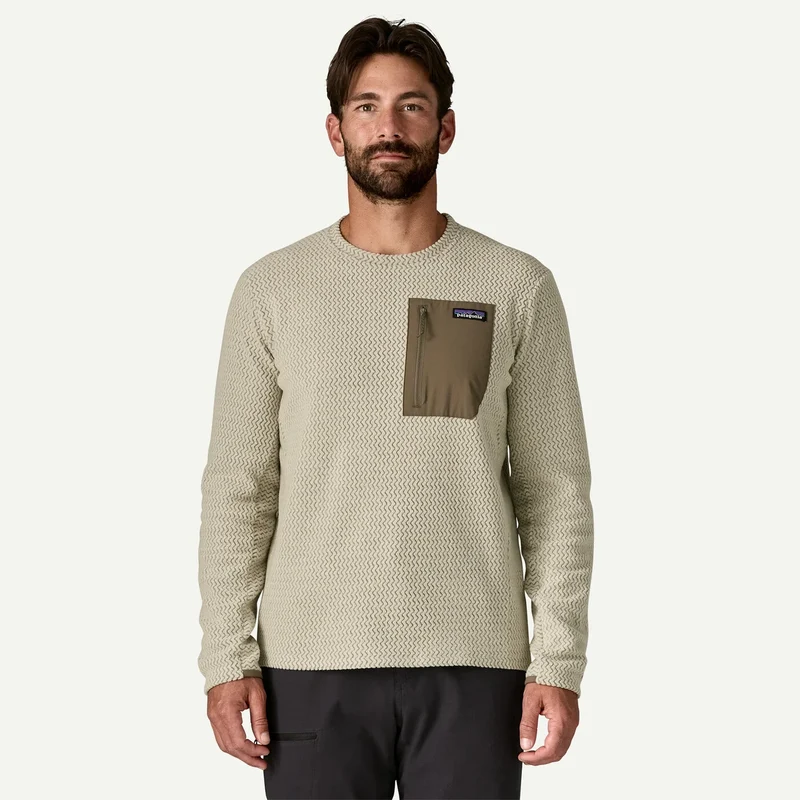 Felpa Patagonia R1 Air Crew - Beige