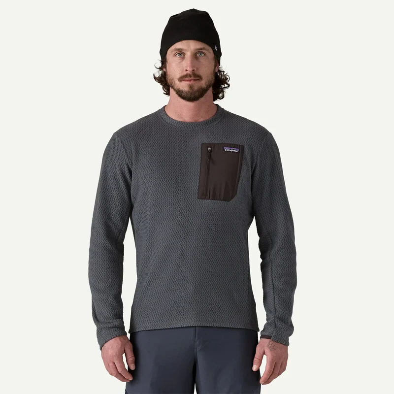 Felpa Patagonia R1 Air Crew - Blu