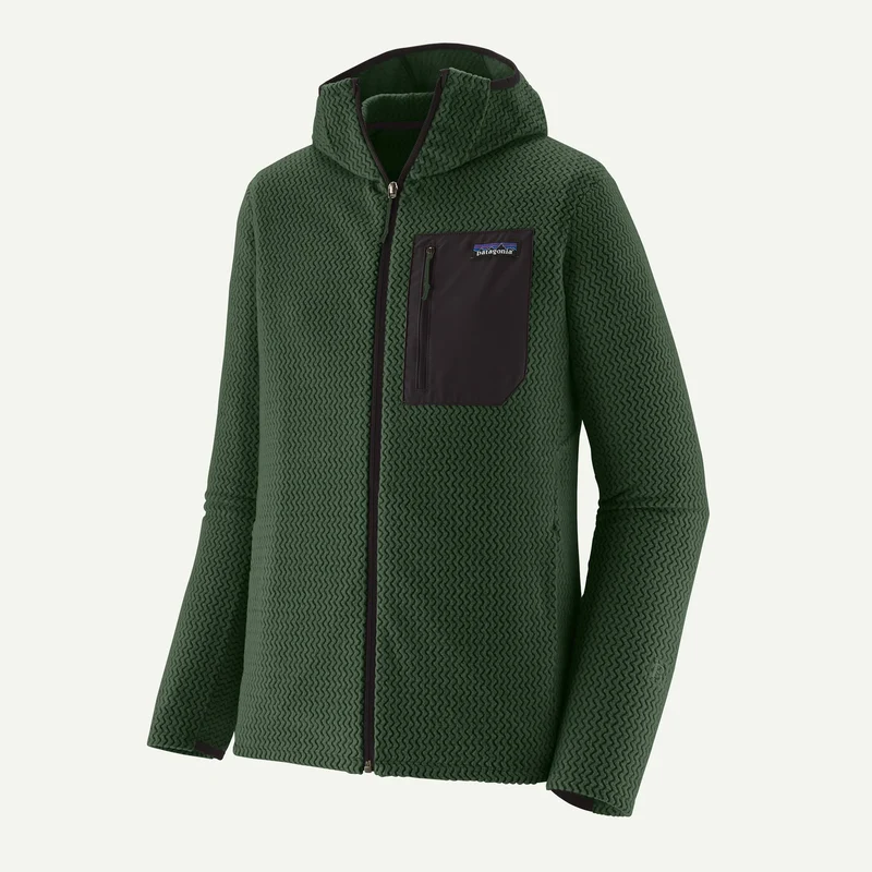 Felpa Patagonia R1 Air Full-Zip - Verde