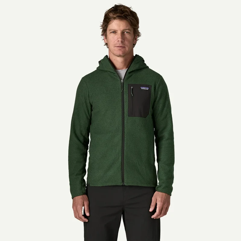 Felpa Patagonia R1 Air Full-Zip - Verde
