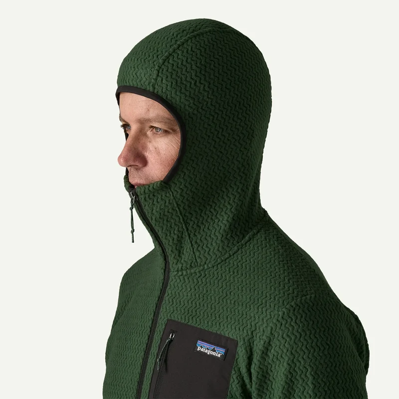 Felpa Patagonia R1 Air Full-Zip - Verde